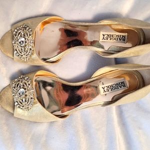 Badgley Mischka Kitten Heels